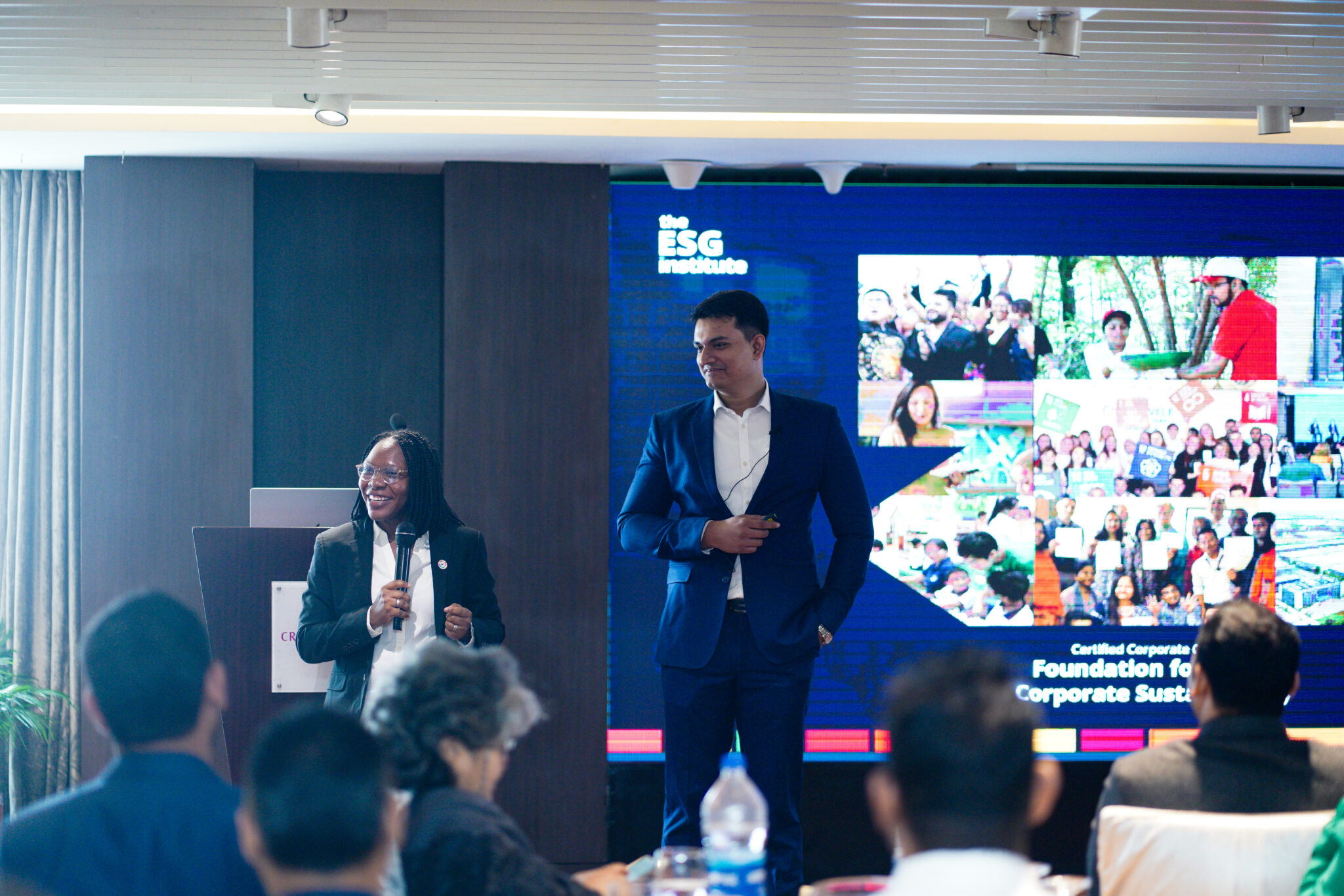 Corporate ESG training session